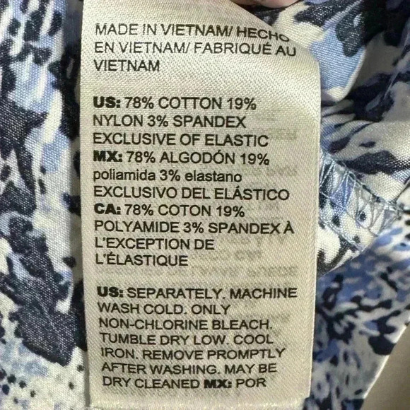 Chico’s Colorful Sheath Dress With Pockets Size 4 - Picture 5 of 6